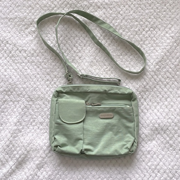 Baggallini Handbags - baggallini sage green travel crossbody purse